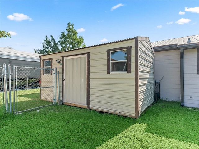 718 Crk 467, Lake Panasoffkee, FL 33538 - view of shed
