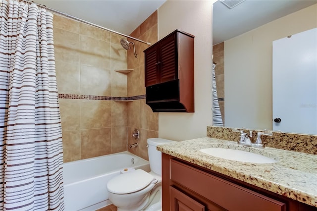 2932 Lichen Ln Unit D, Clearwater, FL 33760 - full bath featuring vanity, shower / tub combo with curtain, and toilet