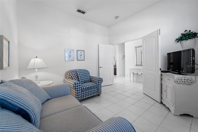 1130 Hominy Hill Dr, Trinity, FL 34655 - living room featuring light tile patterned floors