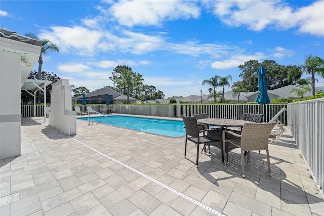 1130 Hominy Hill Dr, Trinity, FL 34655 - view of swimming pool with a patio and outdoor dining space