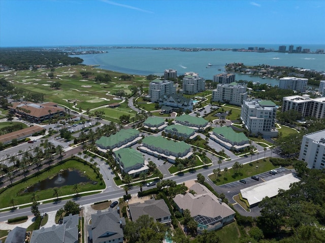 12 Country Club Ln, Belleair, FL 33756 - aerial overview of property's location with a nearby body of water and nearby urban area