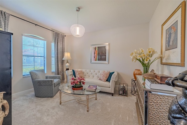 347 Cockle Shell Loop, Apollo Beach, FL 33572 - living room with carpet flooring and baseboards