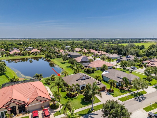 347 Cockle Shell Loop, Apollo Beach, FL 33572 - aerial perspective of suburban area featuring a large body of water