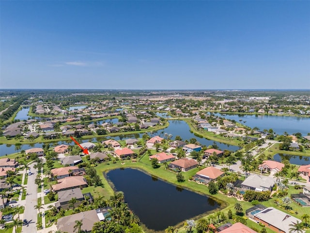 347 Cockle Shell Loop, Apollo Beach, FL 33572 - aerial view of property and surrounding area with nearby suburban area and a nearby body of water