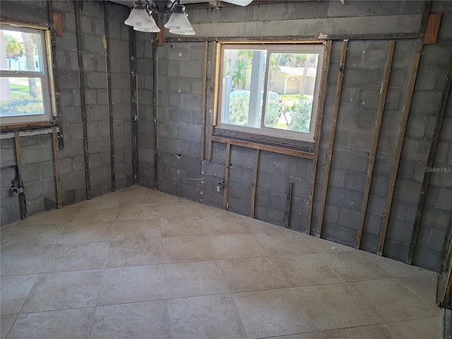 860 Bruce Ave, Clearwater Beach, FL 33767 - basement with concrete block wall