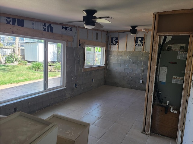 860 Bruce Ave, Clearwater Beach, FL 33767 - spare room with light tile patterned flooring and a ceiling fan