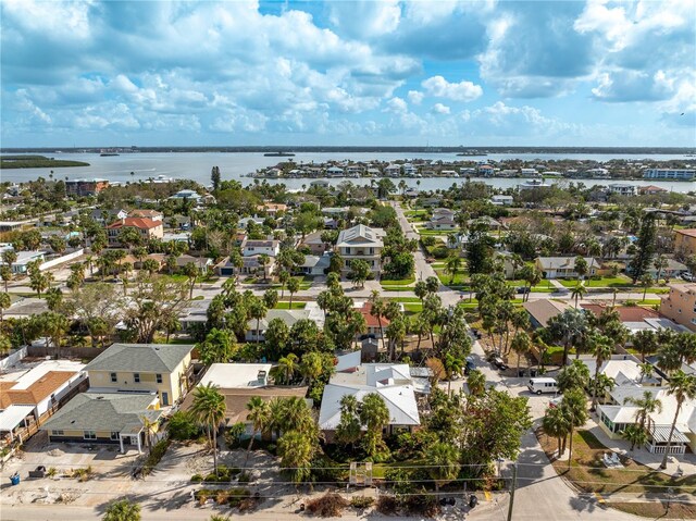 860 Bruce Ave, Clearwater Beach, FL 33767 - aerial perspective of suburban area with a nearby body of water