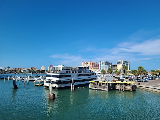 860 Bruce Ave, Clearwater Beach, FL 33767 - dock area with a water view