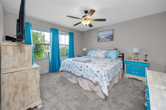 11320 Chilly Water Ct, Riverview, FL 33569 - carpeted bedroom with a ceiling fan and baseboards