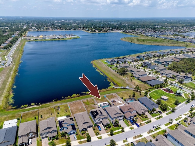 11320 Chilly Water Ct, Riverview, FL 33569 - aerial view of property's location with a nearby body of water and nearby suburban area