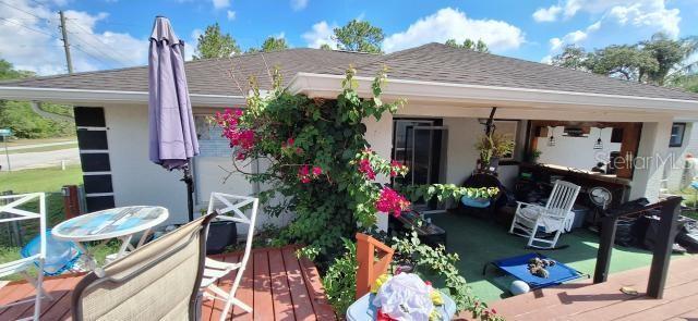 1160 W Geneva Pl, Citrus Springs, FL 34434 - view of wooden deck