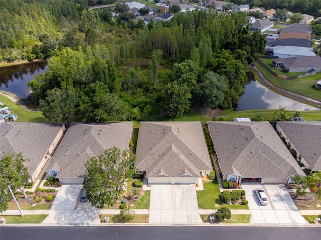 31201 Shaker Cir, Wesley Chapel, FL 33543 - aerial perspective of suburban area featuring a nearby body of water