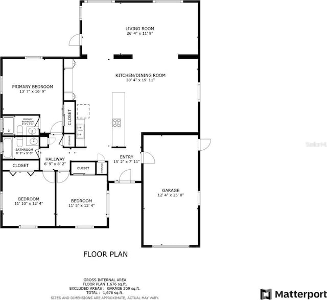 4400 Helena St NE, Saint Petersburg, FL 33703 - property floor plan