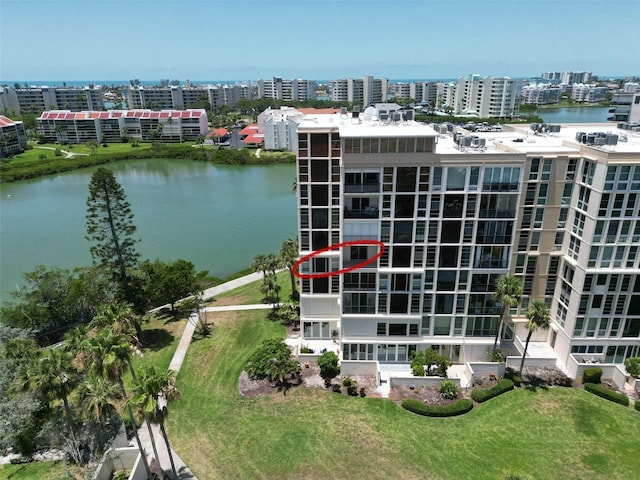 7400 Sun Island Dr S Unit 501, South Pasadena, FL 33707 - view of urban area with a nearby body of water and apartment complex