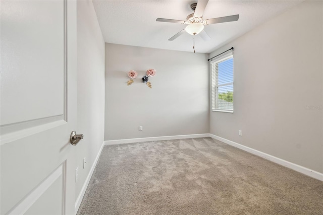 17589 Cruiser Bnd, Land O Lakes, FL 34638 - carpeted empty room with a ceiling fan and baseboards