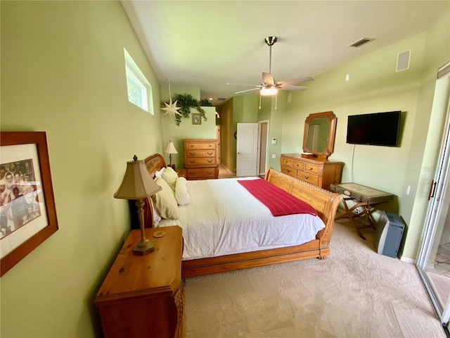 4808 Jewell Ter, Palm Harbor, FL 34685 - bedroom featuring carpet and a ceiling fan