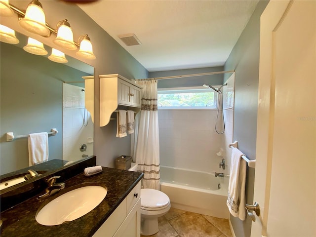 4808 Jewell Ter, Palm Harbor, FL 34685 - full bathroom featuring shower / tub combo, toilet, and vanity