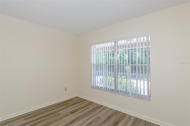 6334 Spring Flower Dr Unit 24, New Port Richey, FL 34653 - empty room with baseboards and light wood finished floors