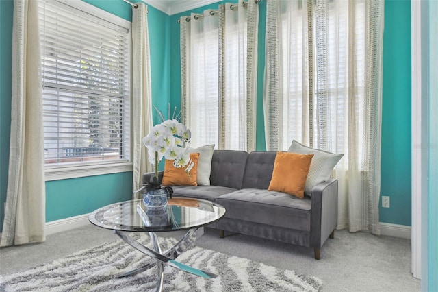 7523 Excitement Dr, Kissimmee, FL 34747 - living area featuring baseboards and carpet floors