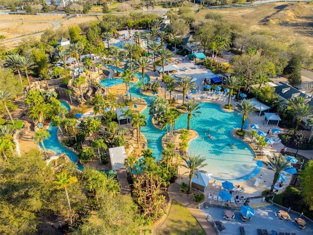 7523 Excitement Dr, Kissimmee, FL 34747 - aerial view of a pool
