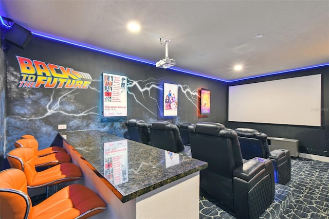 7523 Excitement Dr, Kissimmee, FL 34747 - cinema featuring recessed lighting and baseboards