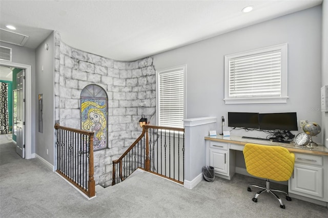 7523 Excitement Dr, Kissimmee, FL 34747 - home office featuring light colored carpet and baseboards