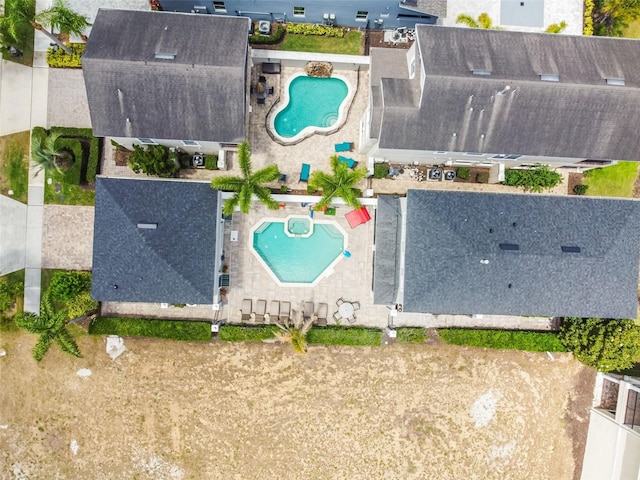 7523 Excitement Dr, Kissimmee, FL 34747 - aerial view of a pool