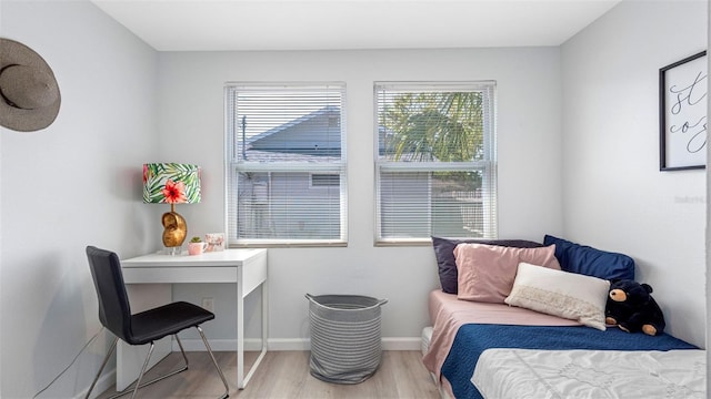 1615 28th Ave N, Saint Petersburg, FL 33713 - bedroom with wood finished floors and baseboards