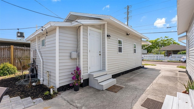 1615 28th Ave N, Saint Petersburg, FL 33713 - view of home's exterior with entry steps and a patio