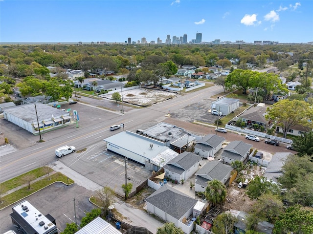 1615 28th Ave N, Saint Petersburg, FL 33713 - aerial perspective of suburban area featuring skyline
