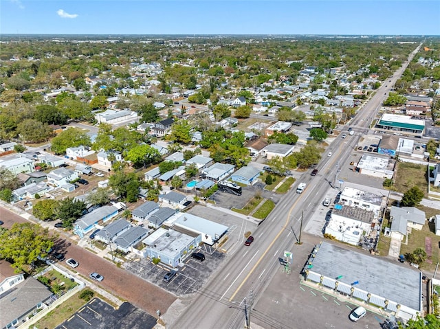 1615 28th Ave N, Saint Petersburg, FL 33713 - aerial view of property and surrounding area with nearby suburban area