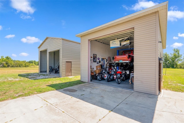 14365 Evans Ranch Rd, Lakeland, FL 33809 - view of detached garage