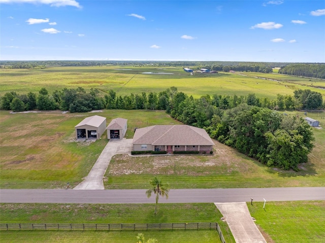 14365 Evans Ranch Rd, Lakeland, FL 33809 - aerial view of sparsely populated area featuring agricultural land