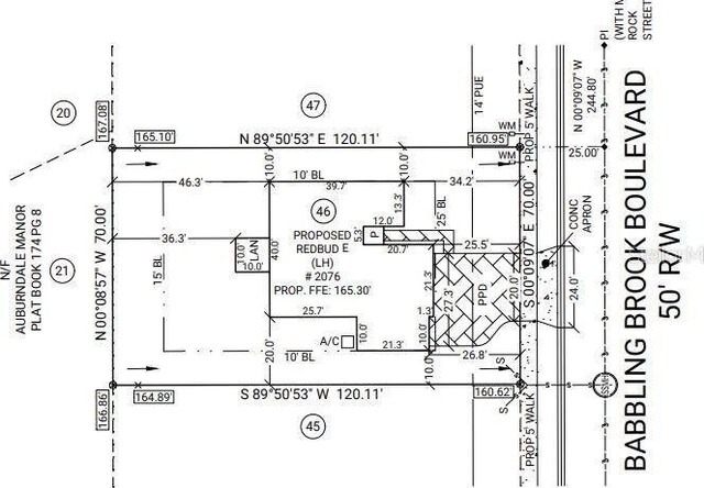 2076 Babbling Brook Blvd, Auburndale, FL 33823 - map / location