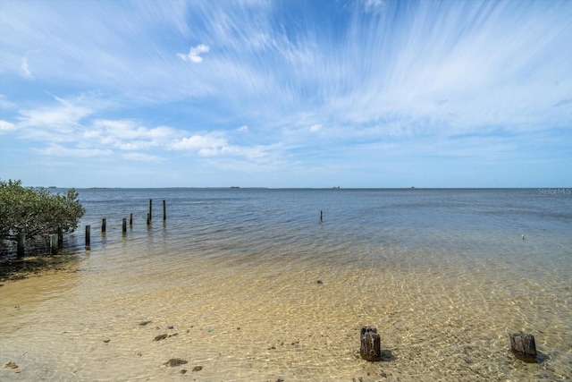 812 Point Seaside Dr, Crystal Beach, FL 34681 - water view featuring a dock