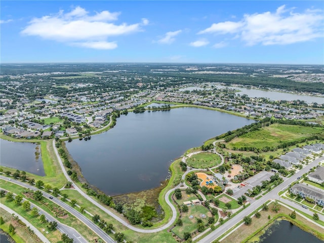 7238 Milestone Dr, Apollo Beach, FL 33572 - view of property location with a large body of water and nearby suburban area