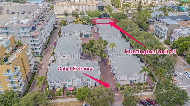 350 2nd St N Unit 1, Saint Petersburg, FL 33701 - aerial view of residential area