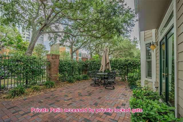 350 2nd St N Unit 1, Saint Petersburg, FL 33701 - view of patio / terrace featuring outdoor dining area
