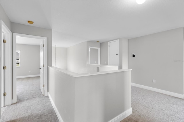 4852 Trinidad Dr, Land O Lakes, FL 34639 - hallway with carpet flooring and baseboards