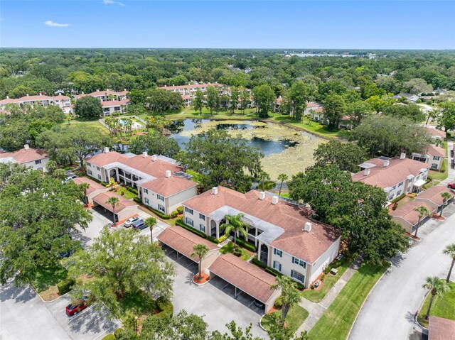 10356 Carrollwood Ln Unit 204, Tampa, FL 33618 - drone / aerial view of a nearby body of water
