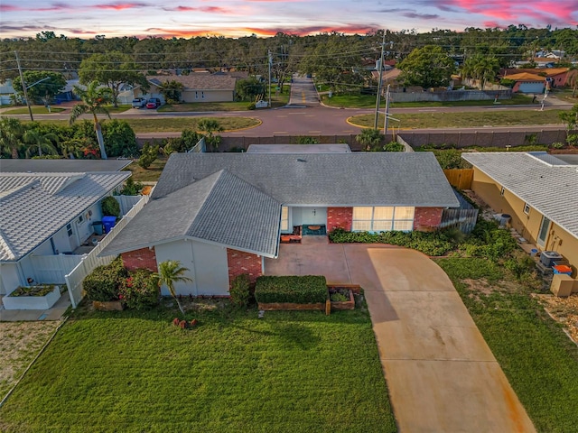 14341 Passage Way, Seminole, FL 33776 - aerial view at dusk of a residential view