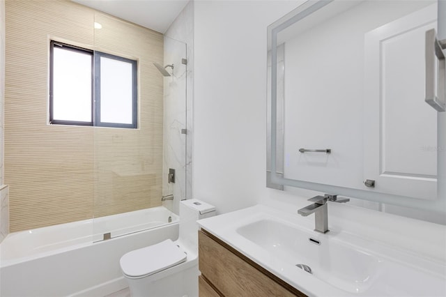 3578 NE 9th Pl, Cape Coral, FL 33909 - full bath with vanity, toilet, and shower / tub combination