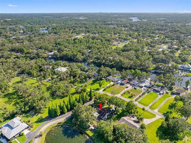 11109 Winn Rd, Riverview, FL 33569 - aerial view of property and surrounding area with a nearby body of water and nearby suburban area