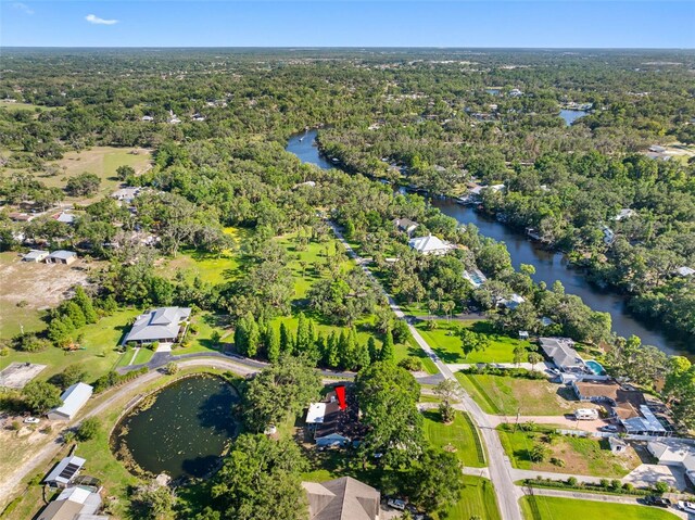 11109 Winn Rd, Riverview, FL 33569 - aerial view of property's location with a large body of water, a forest, and nearby suburban area