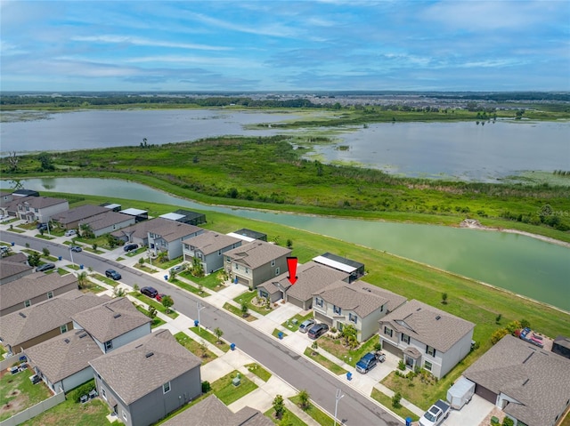 31775 Sun Kettle Loop, Wesley Chapel, FL 33545 - aerial view of residential area featuring a large body of water