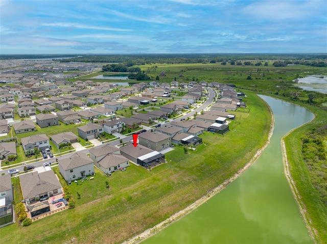 31775 Sun Kettle Loop, Wesley Chapel, FL 33545 - aerial view of residential area featuring a large body of water