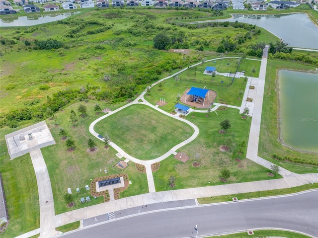 31775 Sun Kettle Loop, Wesley Chapel, FL 33545 - aerial perspective of suburban area with a nearby body of water
