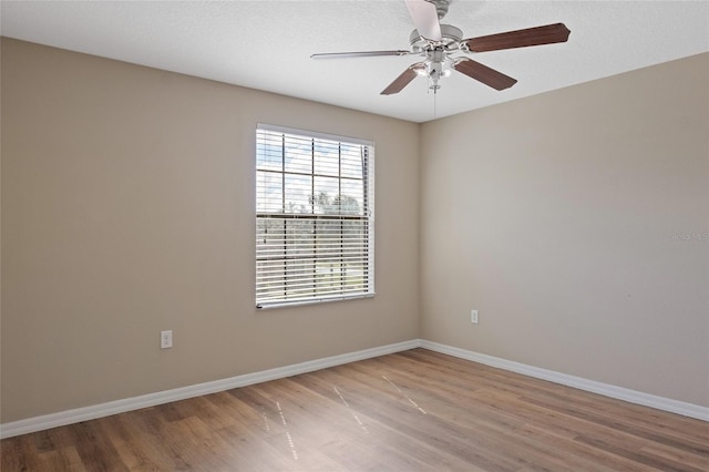 10808 Whitecap Dr, Riverview, FL 33579 - unfurnished room with wood finished floors and ceiling fan