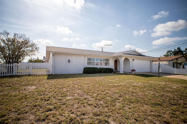 11071 141st St, Largo, FL 33774 - ranch-style home featuring an attached garage, driveway, and stucco siding