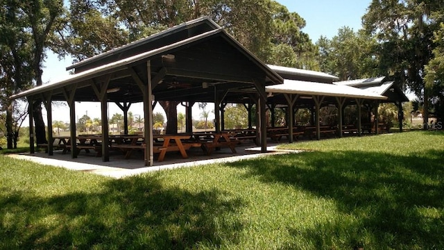 24060 Peppercorn Rd, Punta Gorda, FL 33955 - surrounding community with a gazebo and a lawn